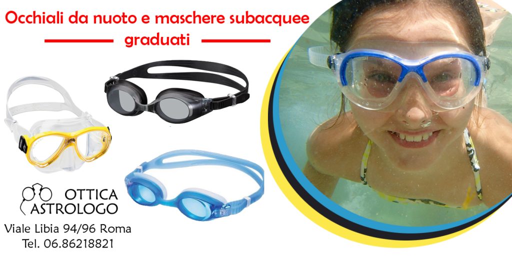 Scopri di più sull'articolo Occhiali da nuoto e maschere subacquee graduati – Vedere bene… anche sott’acqua