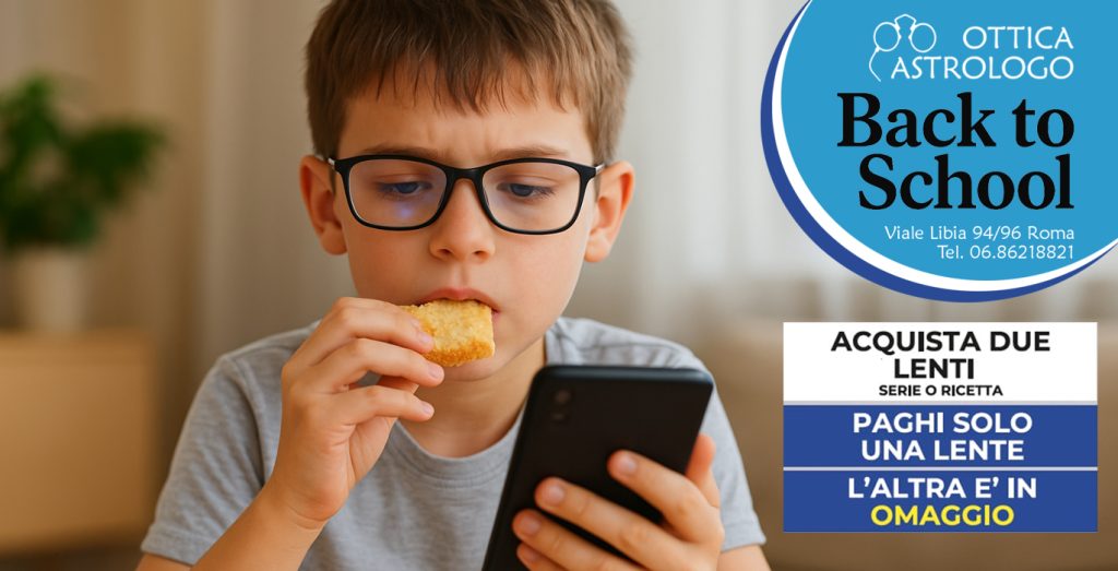 Scopri di più sull'articolo Back to School – Occhiali filtro luce blu per bambini