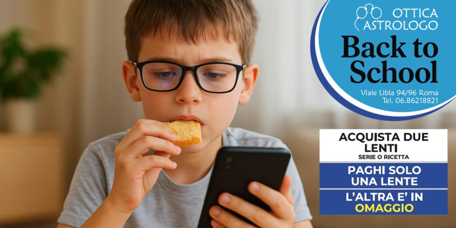 Back to School – Occhiali filtro luce blu per bambini