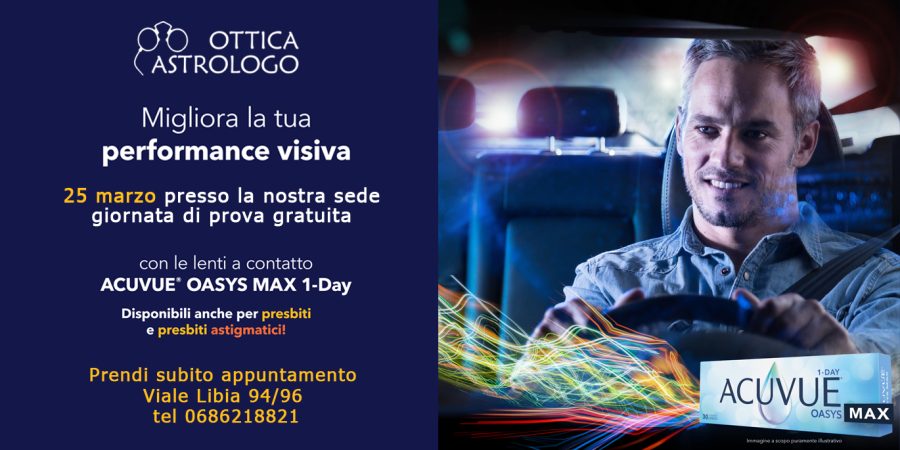 Acuvue Oasys Max 1-Day nuove lenti per astigmatici