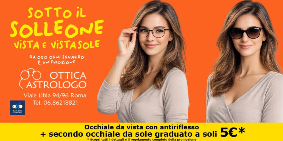 OXO Vista e Vista Sole: promo occhiali con lenti Hoya e Zeiss