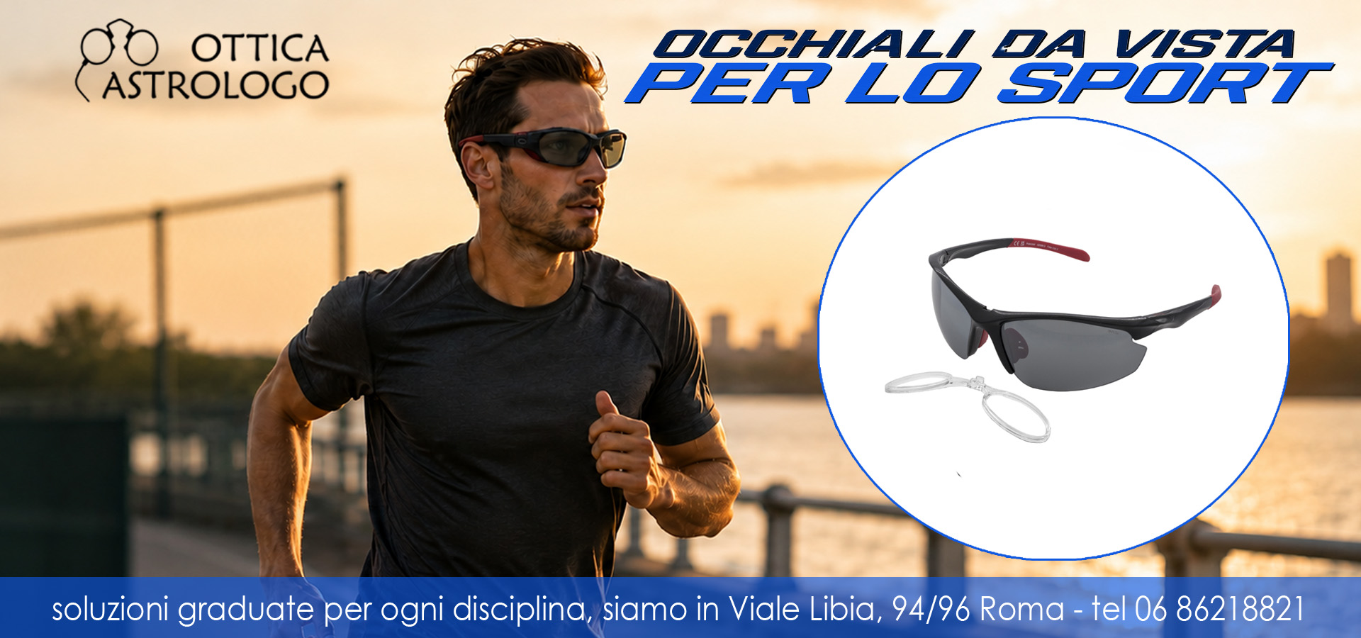occhiali da vista per fitness